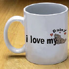 Love My Dog Ceramic Coffee Mug